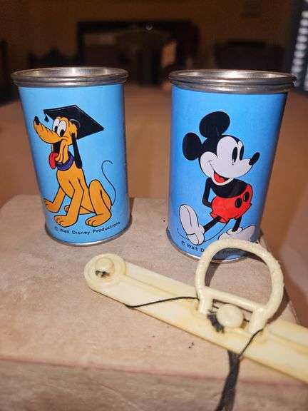 Group of Disney themed vintage toys...