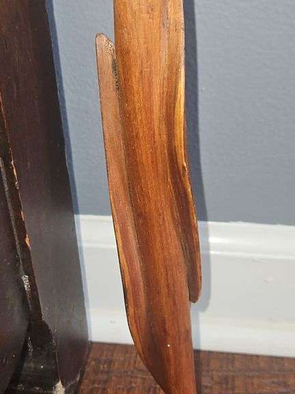 Beautiful vintage handcrafted unique sculptured art piece/walking stick ~ 35"