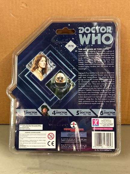 Doctor Who 4th Doctor LEELA& COMMANDER STOR action figures