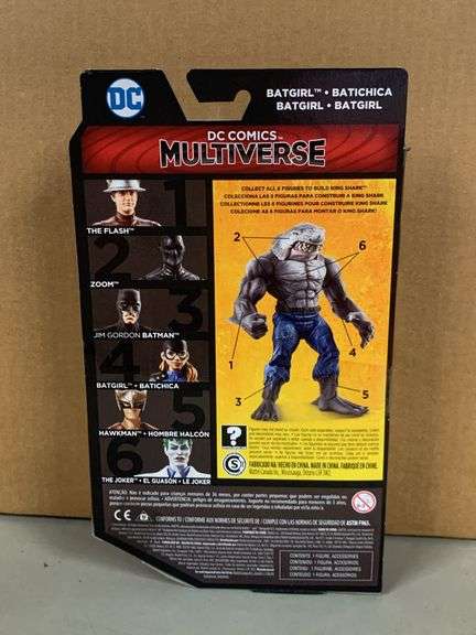 DC COMICS Multiverse BATGIRL action figure with Collect & Connect KING SHARK