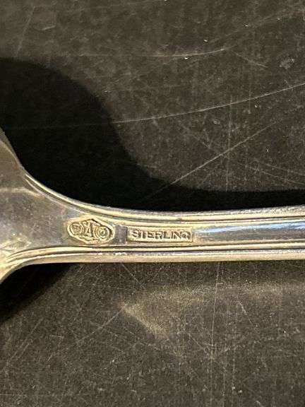 Sterling Della Robbia by Alvin Serving Spoon…..60 grams