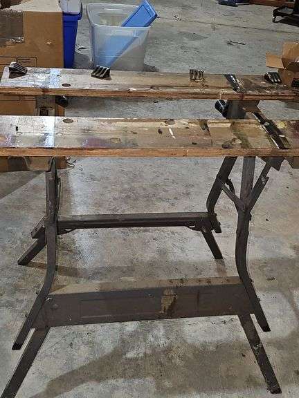 Black & Decker collapsible workmate.