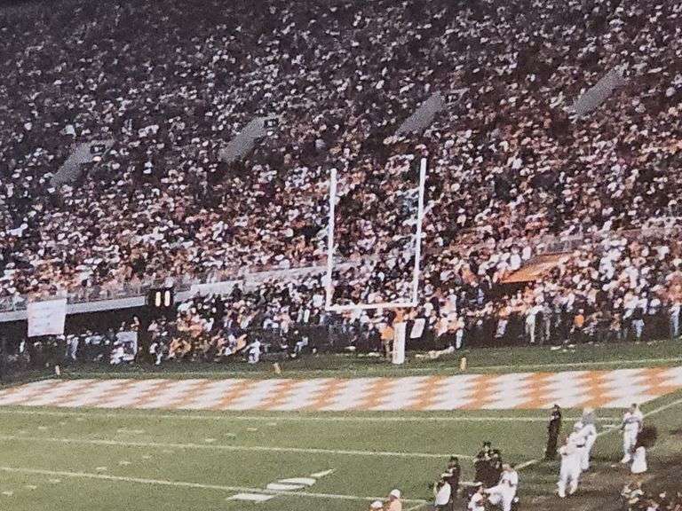 Framed University of Tennessee poster THIRD WEEK IN OCTOBER. 40x14.5.