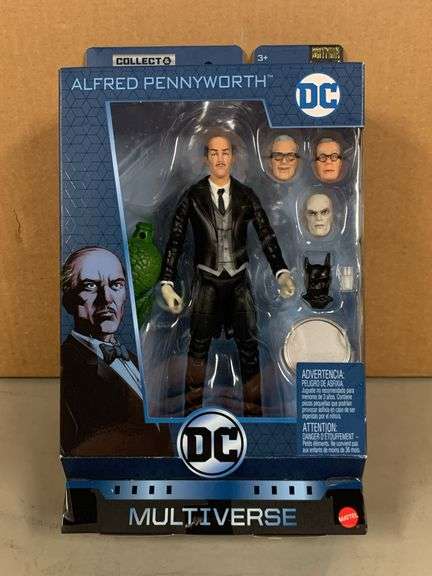 DC COMICS Multiverse ALFRED PENNYWORTHY action figure with Collect & Connect Killer Croc