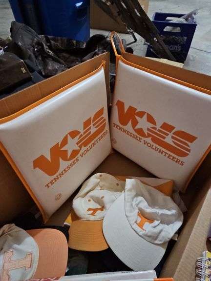 Box of mostly UT Vols items