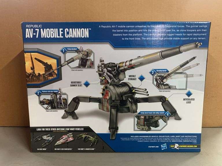 Star Wars The Clone Wars Republic AV-7 MOBILE CANNON
