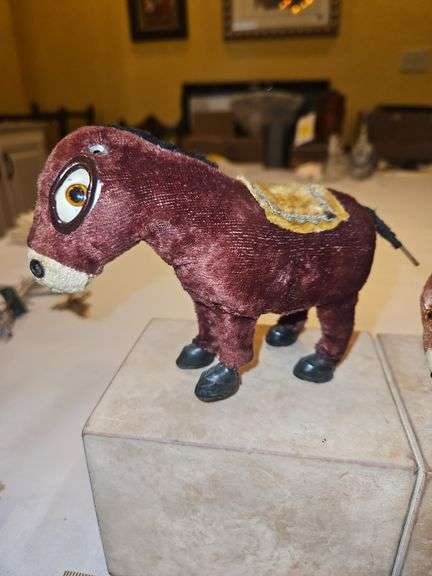 Two(2) vintage wind-up toys NO KEYS UNTESTED...