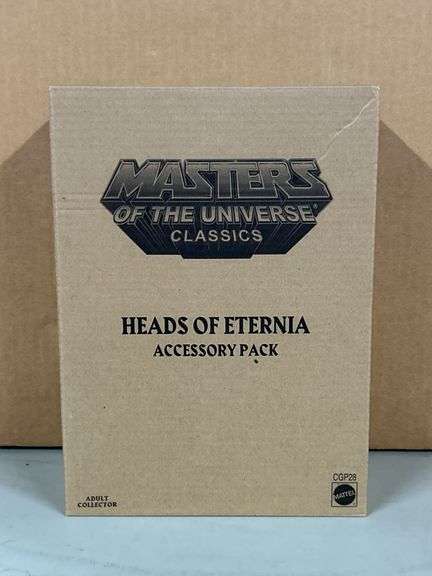Masters of the Universe Classics HEADS OF ETERNIA Accessory Pack in original box