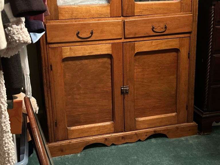 Vintage Pie Locker…..36-1/2 x 16-1/2 x 69-1/4 tall…..OTHER CONTENTS NOT INCLUDED