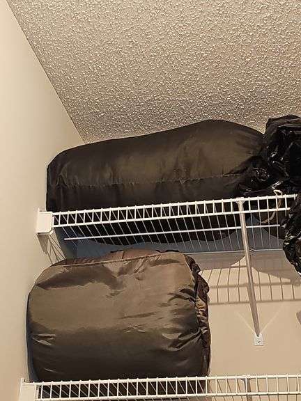 Two sleeping bags. Condition unknown.