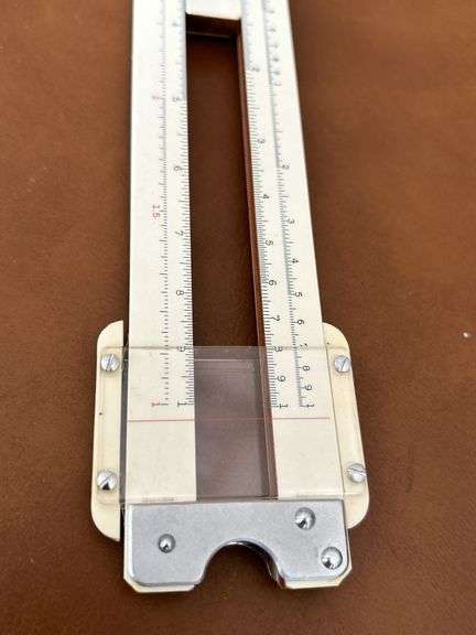 NEW CENTURION Non-Slip Cushion Grip Gardener’s Knife AND a Lutz Slide Rule with leather case￼