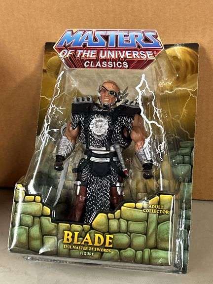 Masters of the Universe Classics BLADE Evil Master of Swords action figure in original box