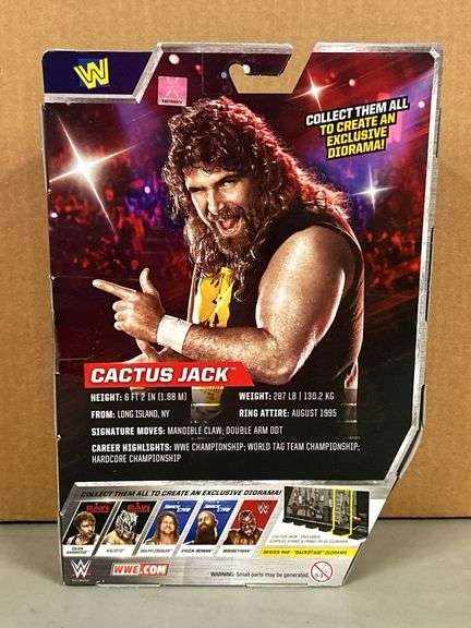 WWE Elite Flashback Collection CACTUS JACK action figure