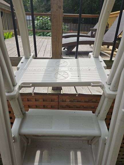 Pool ladder 23 wide x 83 tall...