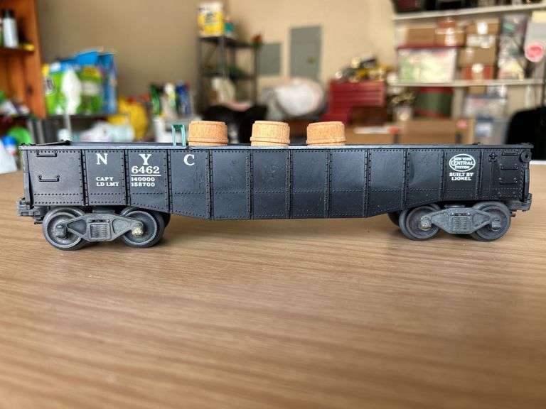 Vintage O Lionel Post War 6462 NYC New York Central Gondola Car
