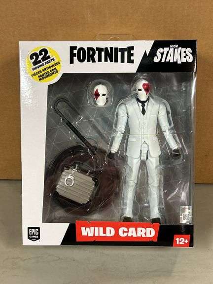 NEW FORTNITE High Stakes “WILD CARD” action figure