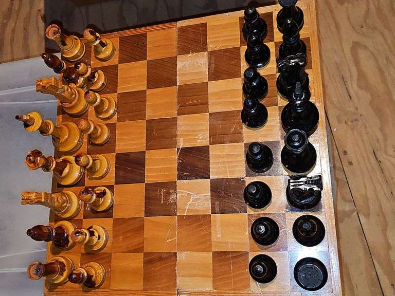 Wonderful oversized chess set.
