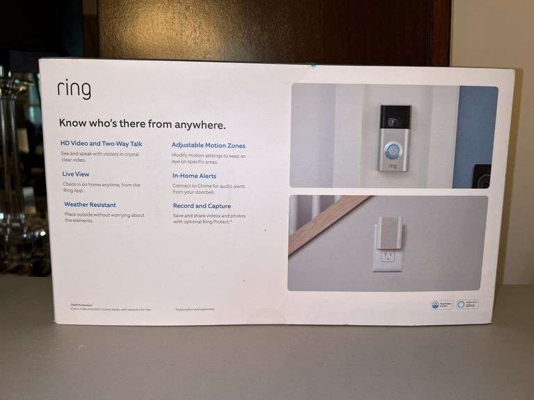 NIB Ring Video Doorbell 2 and Chime (sleeve is sealed so could not get pics inside)