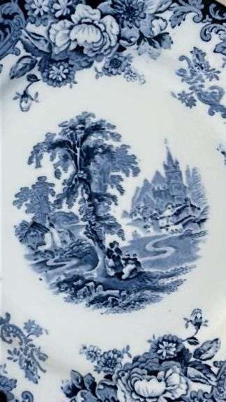 (2) Vintage Allerton’s Kenilworth English 8” Salad Plate…..no chips or cracks…..makers mark on back is blurry
