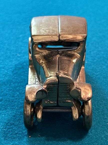 Vintage Solid Brass Ford Model T Coupe Car with Rumble Seat…..5 x 2-1/2
