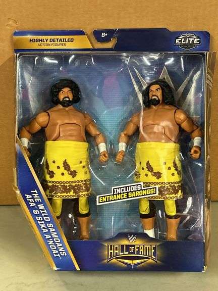 WWE Elite Hall of Fame Collection THE WILD SAMOANS AFA & SIKA A’NOAI action figures