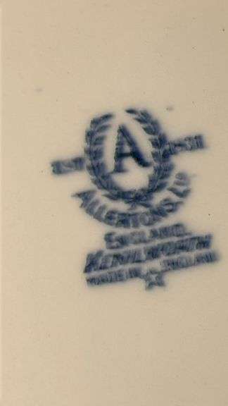 (2) Vintage Allerton’s Kenilworth English 8” Salad Plate…..no chips or cracks…..makers mark on back is blurry