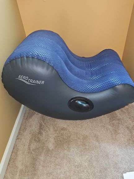 Aero fitness trainer chair with air pump.