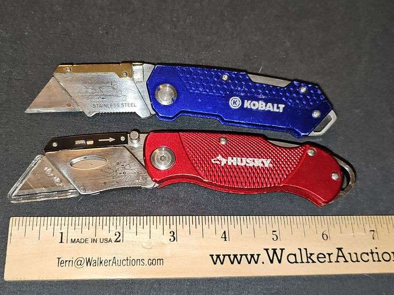 kobalt and Husky utility knives
