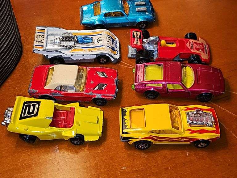 Hot Wheels and matchbox diecast. Front three rows are Hot Wheels, ships and items behind ships are Matchbox.