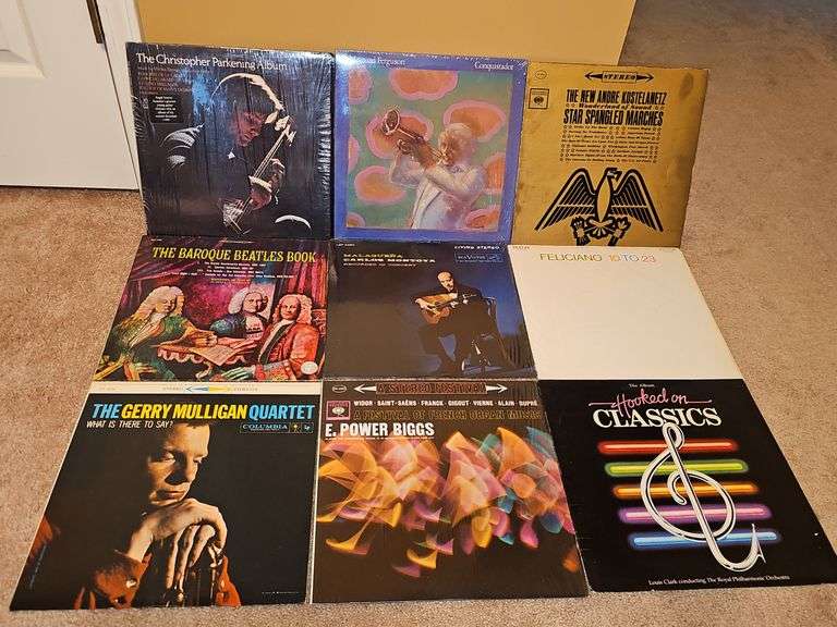 Grouping of albums. See photos for titles and more information.
