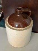 Vintage Stoneware 1-gallon jug…..no markings…..11” tall