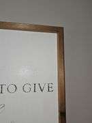 Two wall hangings from Jeremiah 29:11.  18x24 in