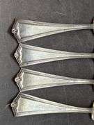 (4) Sterling Dinner Forks……maker is not visible on back…..154 grams….needs polished