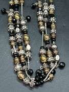 Chico’s triple strand heavily beaded ladies belt…..adjustable for waist size