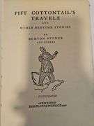 Vintage "Piff Cottontails Travels and Other Bedtime Stories" by Burton Stoner and Others 1916 version w/in-tact book jacket...