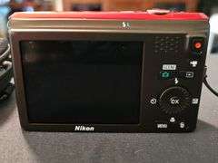 Nikon Coolpix 16 megapixel digital camera. No charger. Untested.