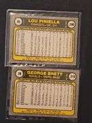 A grouping of baseball cards, mostly from the late 70s and early 80s. See all photos and additional info.