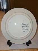 Three(3) vintage Quimper Heriot Round Plates...