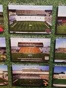 Framed poster SOUTHERN SEC CONFERENCE BATTLEFIELDS 35x24.75 in tall.
