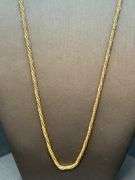 14K yellow gold 18” rope chain…..5 grams….marked 585