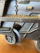 Selection of (2) Lionel Train pieces…..242 Steam Engine (with damage) and Lehigh Valley (L.V. 25000) red rail car
