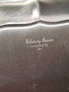 Salisbury pewter 12-in tray. Has been engraved.