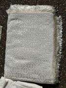 Wide variety of table linens and 1 new bath rug…..sizes unknown