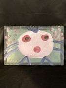 Original signed Mose T white baby Tiko bird Folk Art with signature soda can tab hanger…..15 x 9-3/4