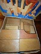 Two boxes of Kinder School building blocks set. Pieces were not counted. Contents of both boxes is what you receive as pictured.