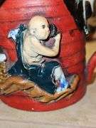 Incredible Early 20th Century Japanese Sumida Gawa 4" Mug in excellent vintage condition...