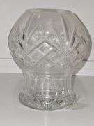 Beautiful Crystal candle holder. Can use tapers or pillars. Total of 7.75 in tall (two pieces).