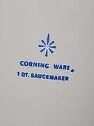 CorningWare blue corn flour batter bowl.