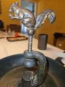 Vintage cast iron nutcracker and bowl...