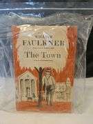 Vintage "The Town a novel of the Snopes family" by William Faulkner 1957 version w/very nice in-tact book jacket...